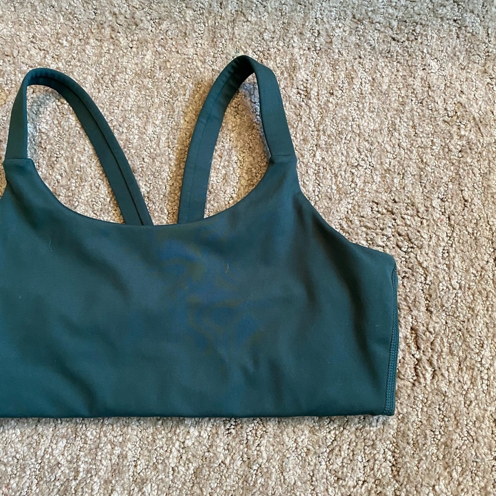 Girlfriend collective green bra